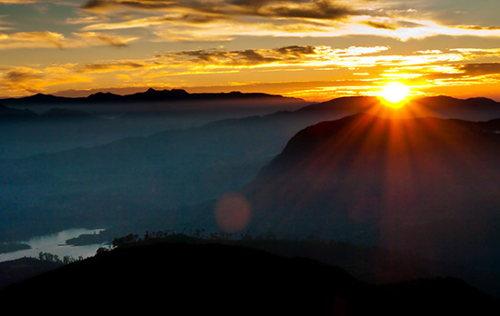 Sunrise at Adam's Peak