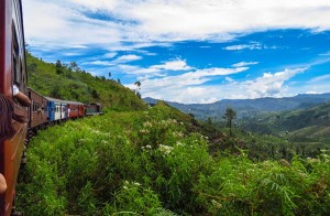 Sri Lanka Train Ride Scenery